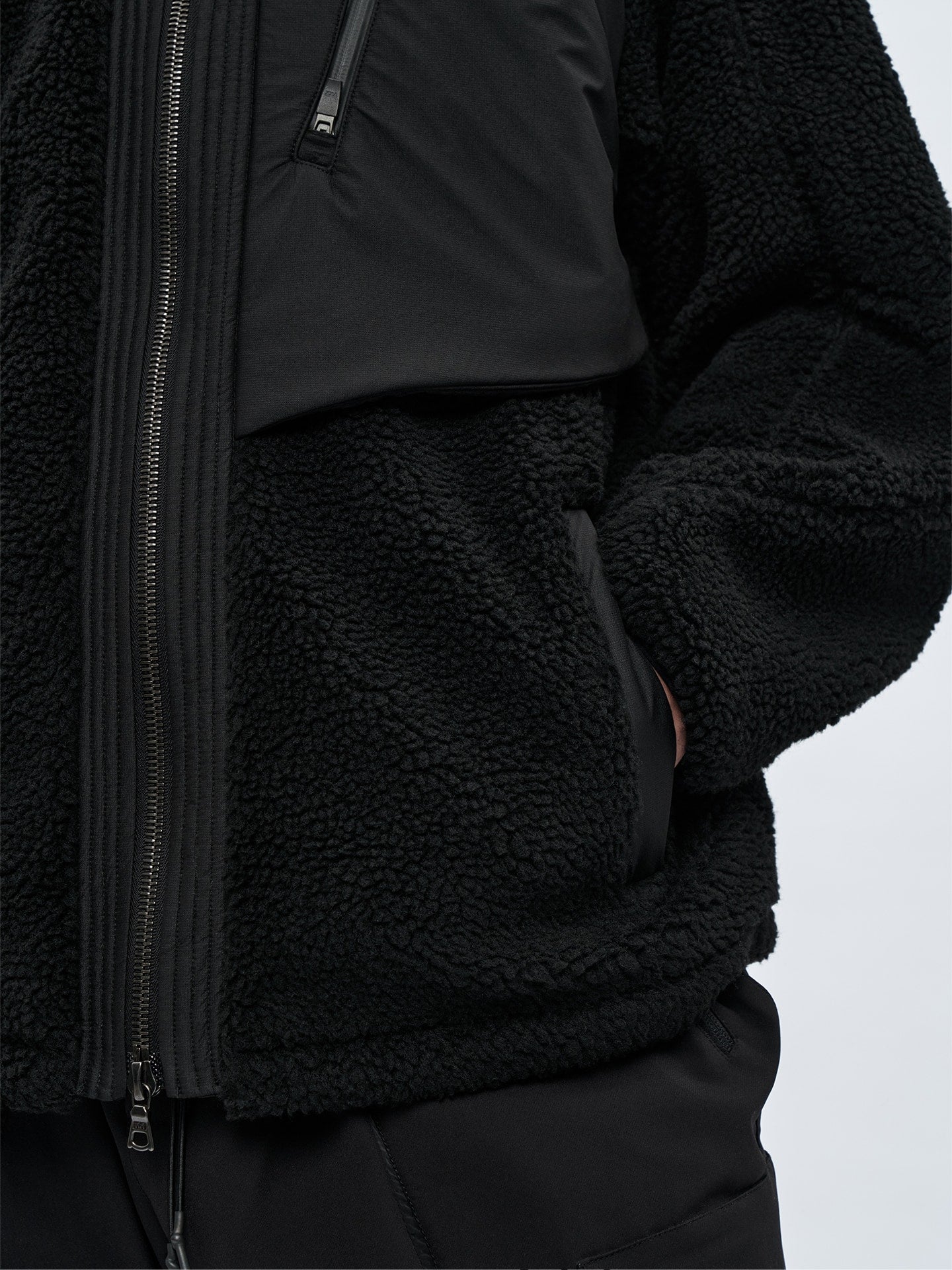 Sherpa Jacket Black