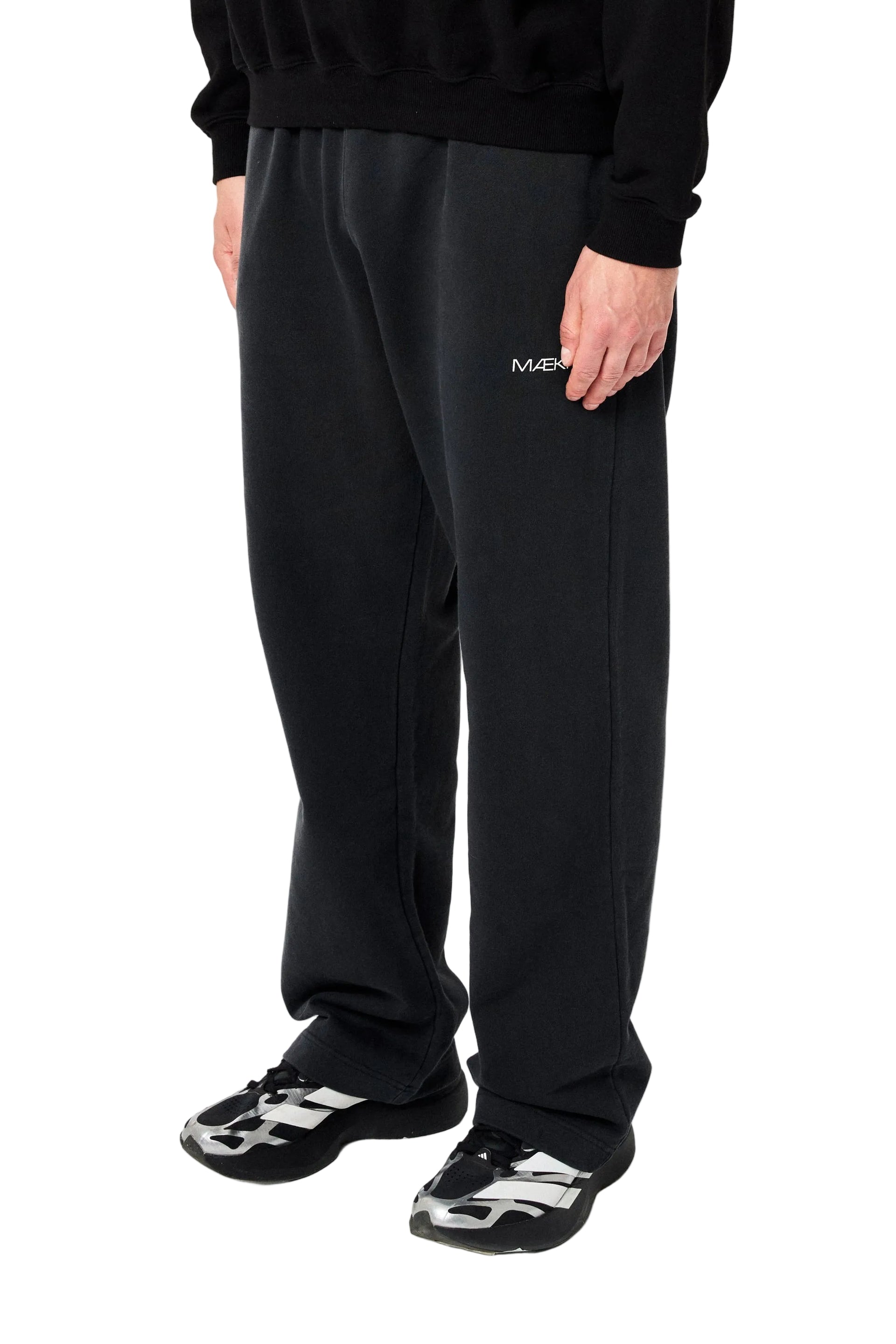 VINTAGE BLACK STRAIGHT RELAXED SWEATPANTS