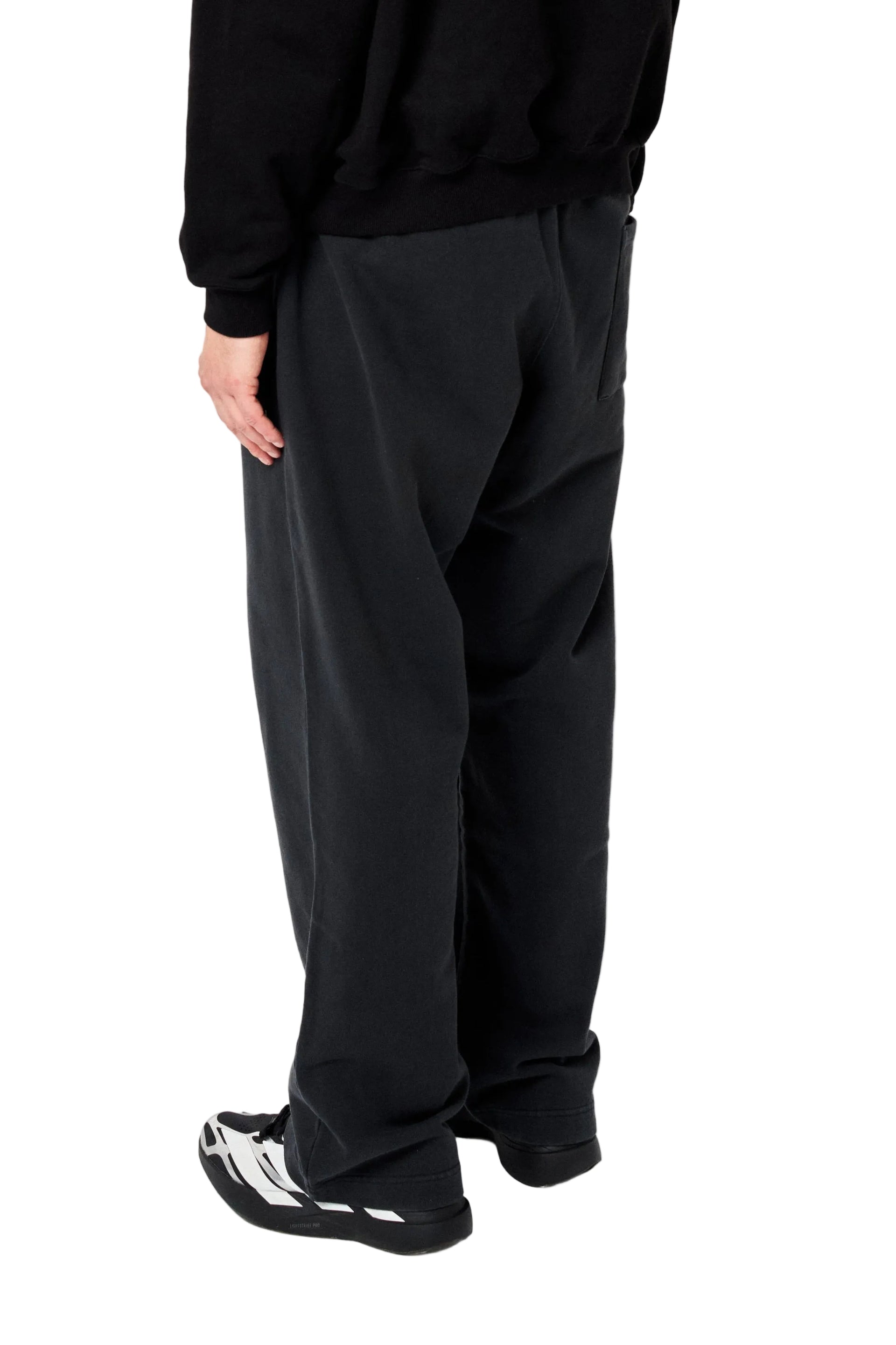 VINTAGE BLACK STRAIGHT RELAXED SWEATPANTS