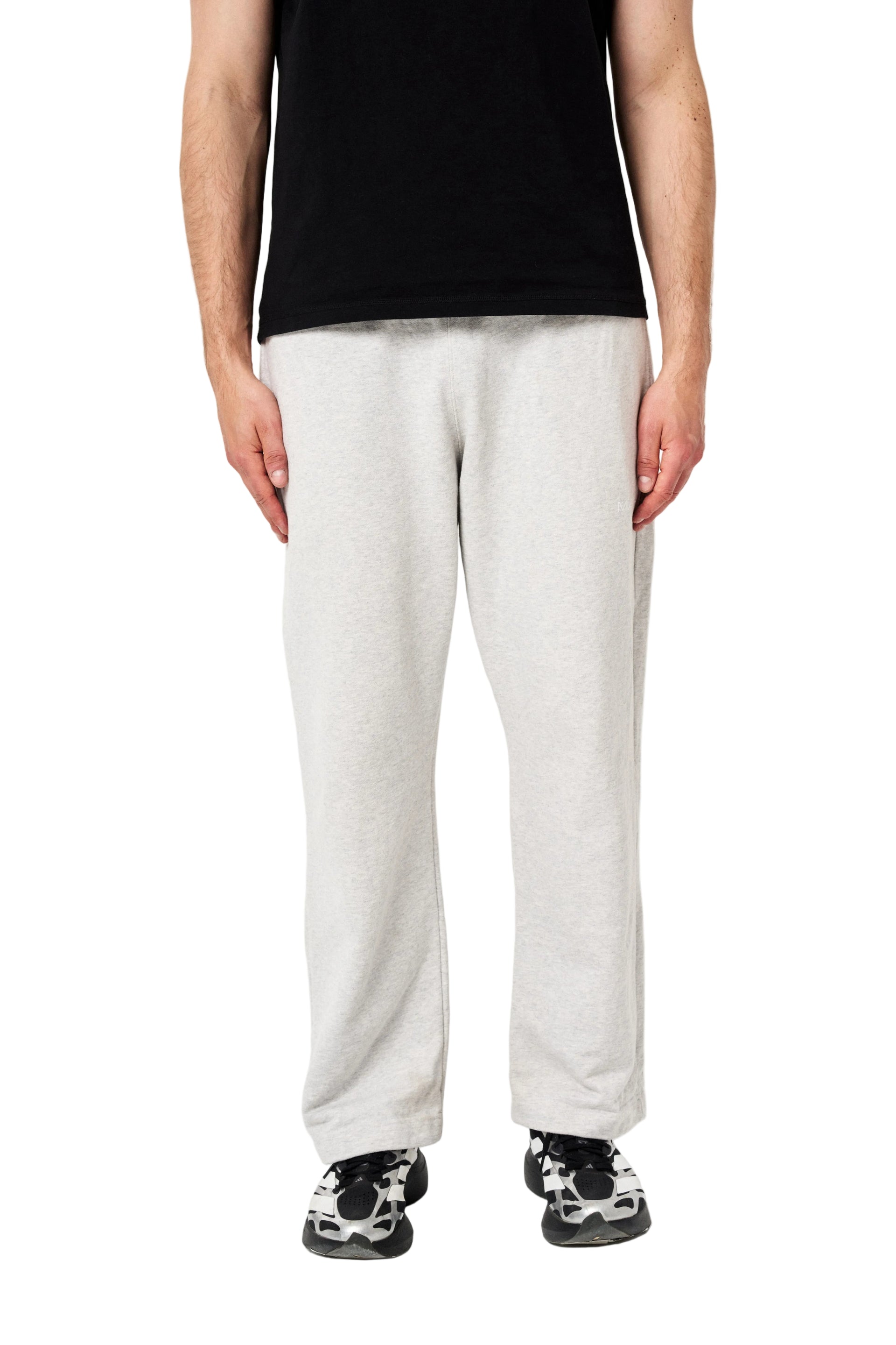LIGHT GREY STRAIGHT RELAXED SWEATPANTS