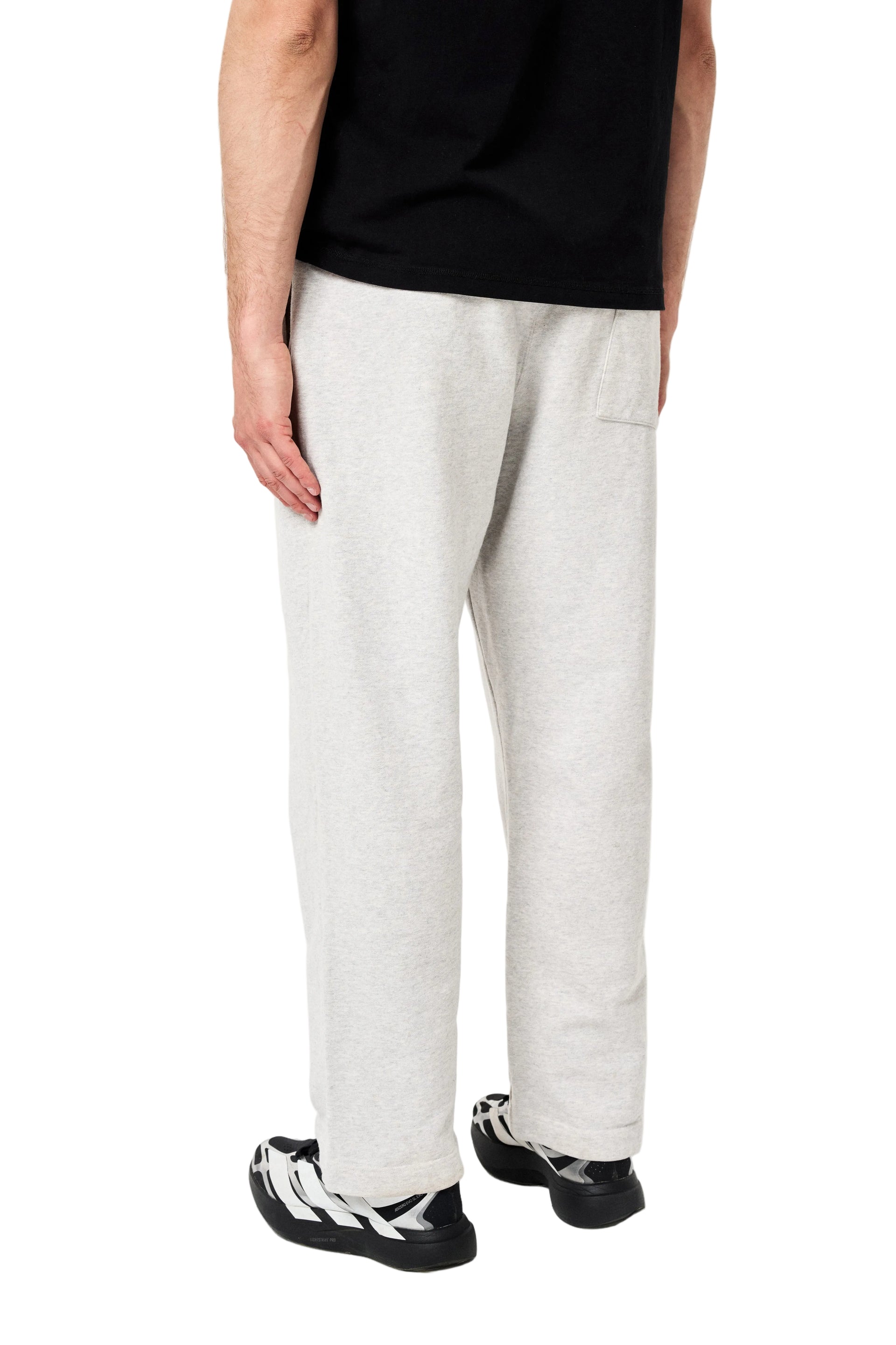 LIGHT GREY STRAIGHT RELAXED SWEATPANTS