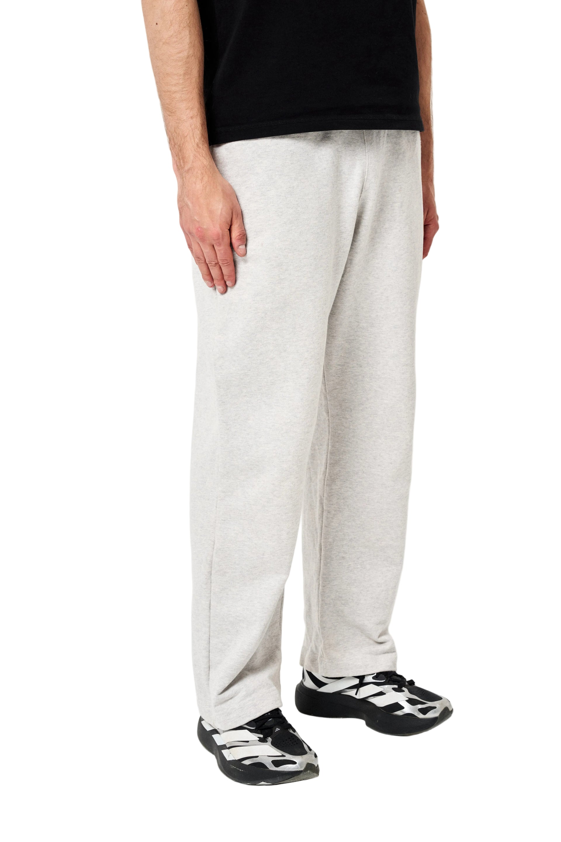 LIGHT GREY STRAIGHT RELAXED SWEATPANTS