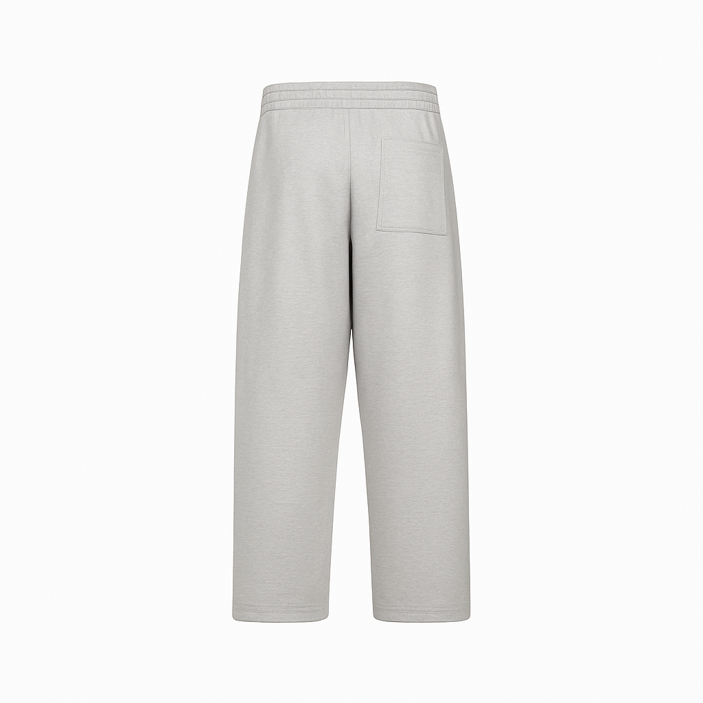 LIGHT GREY STRAIGHT RELAXED SWEATPANTS