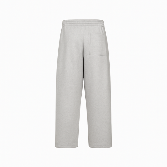 LIGHT GREY STRAIGHT RELAXED SWEATPANTS