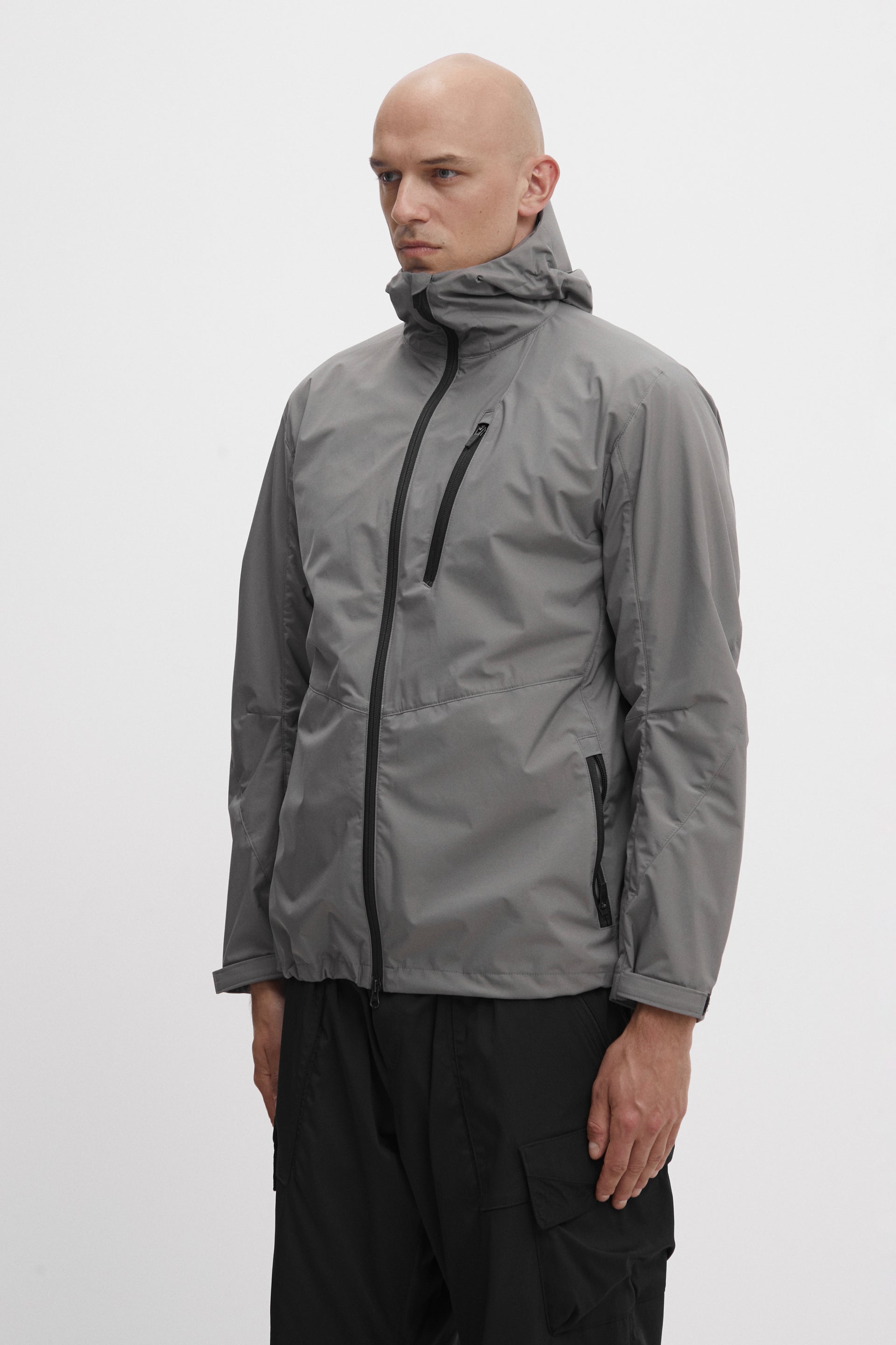 SHELL JACKET GREY