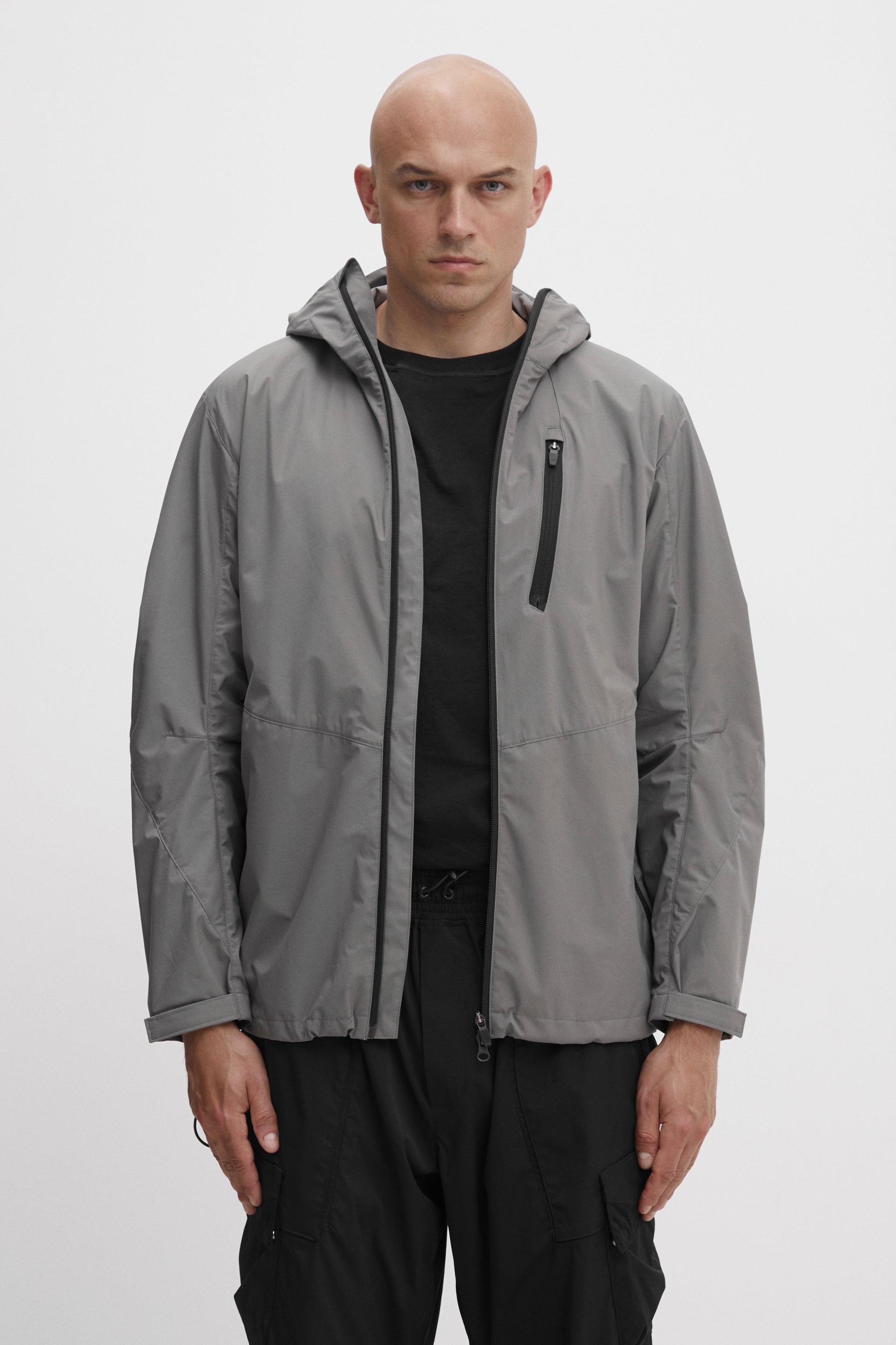 SHELL JACKET GREY