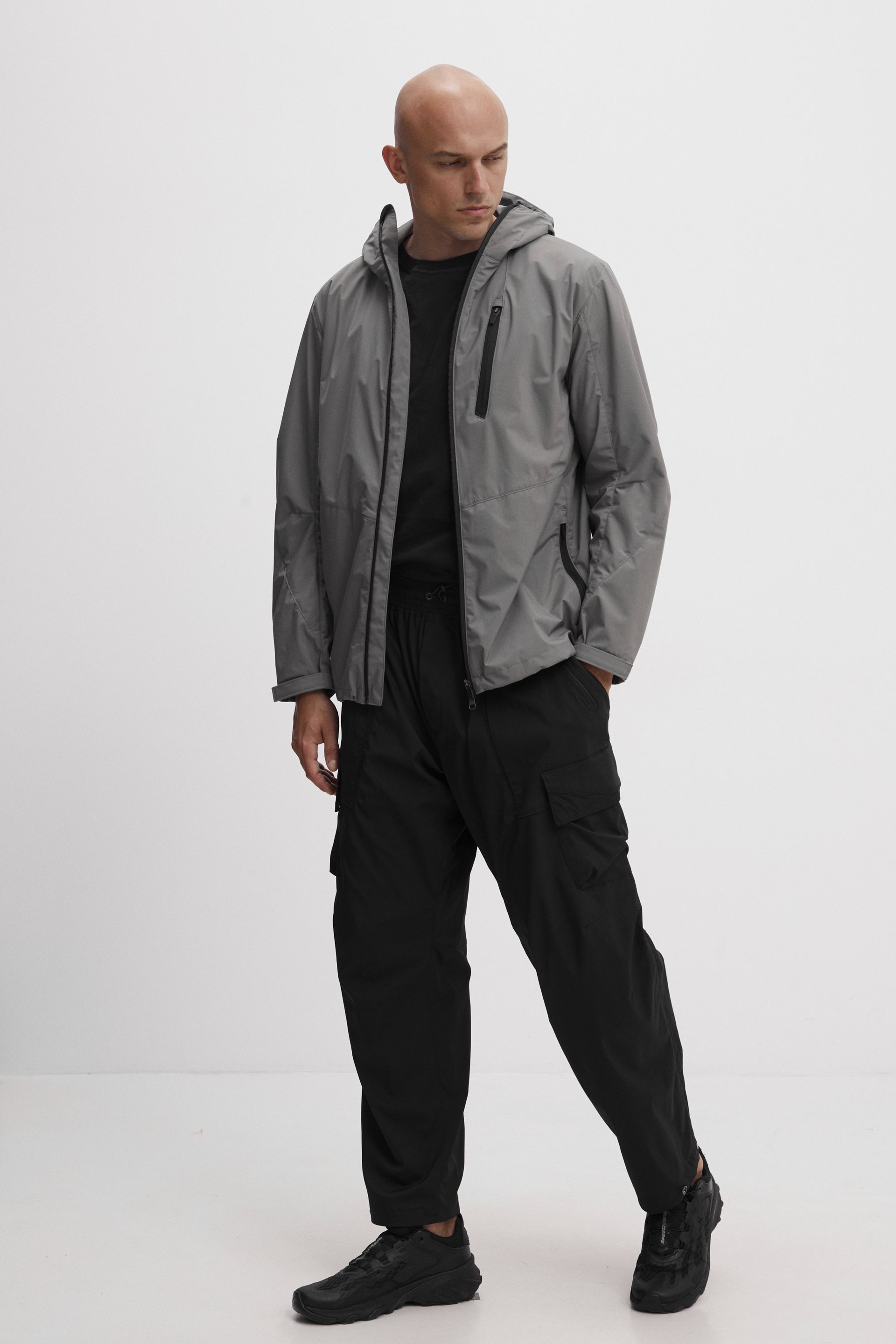 SHELL JACKET GREY