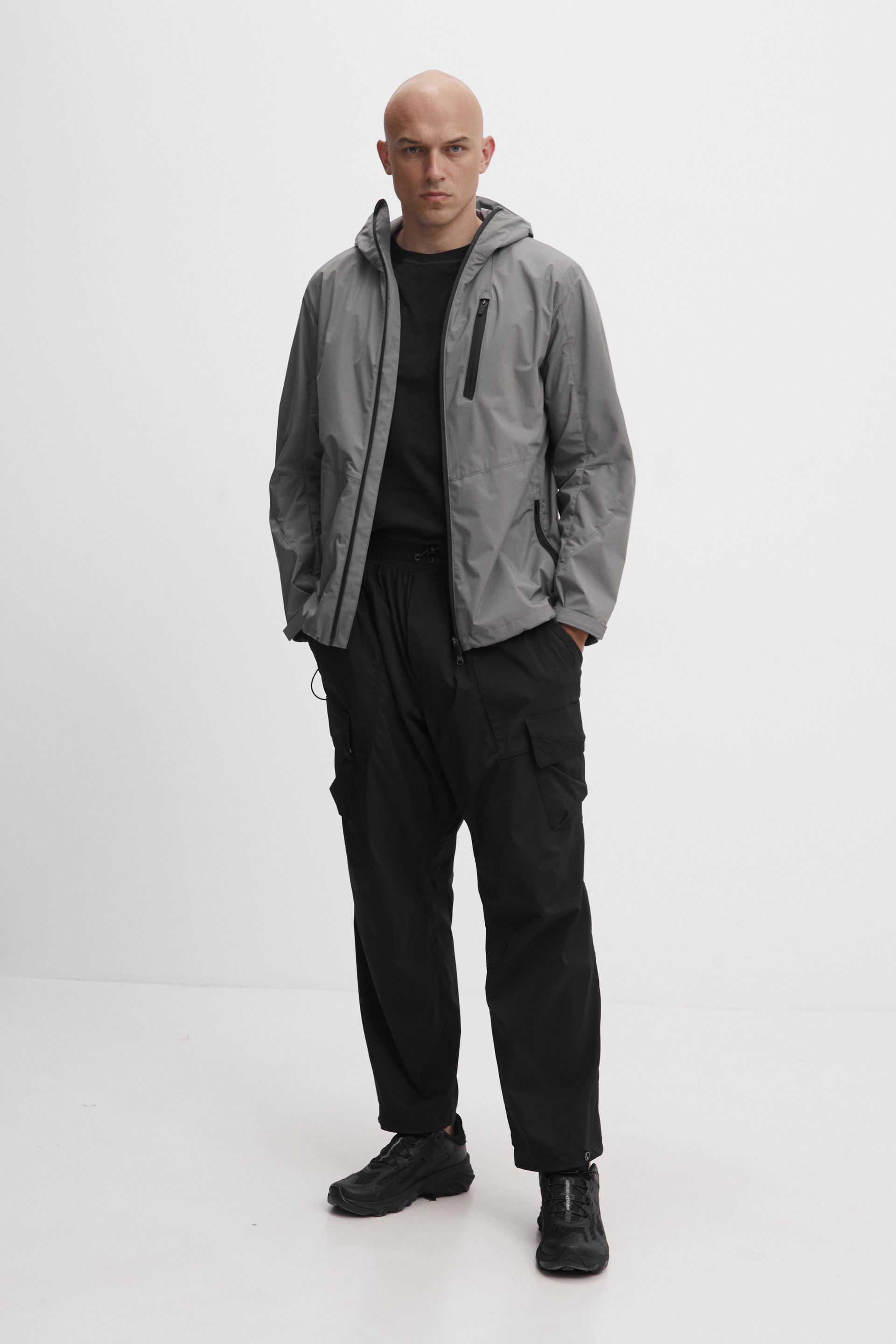 SHELL JACKET GREY