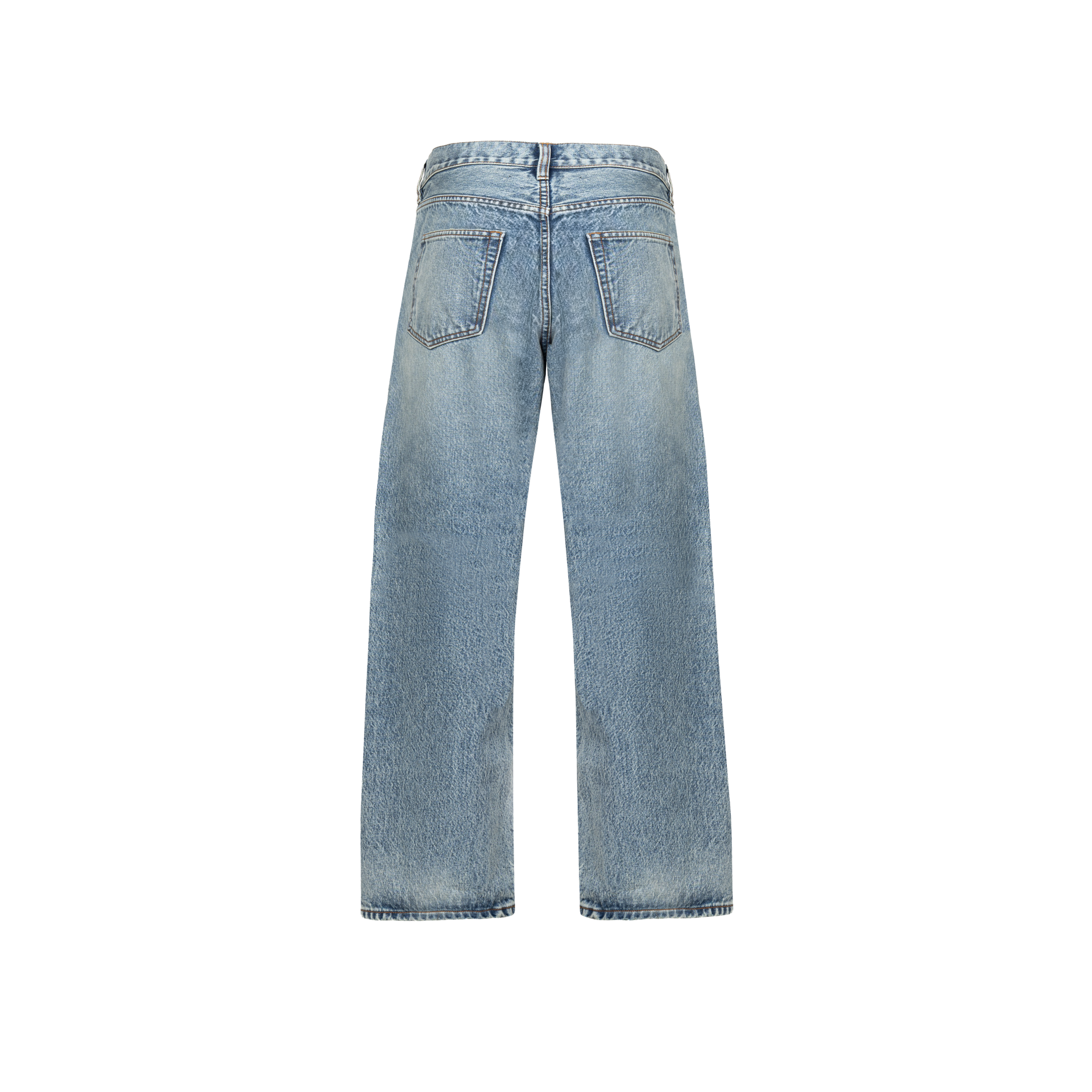 FADED BLUE LOOSE FIT JEANS