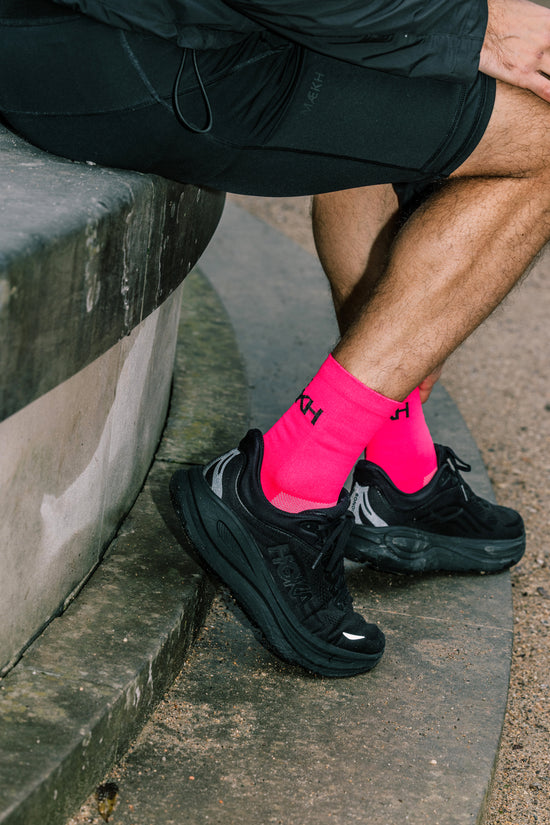 PINK PERFORMANCE SOCKS - 3 PACK