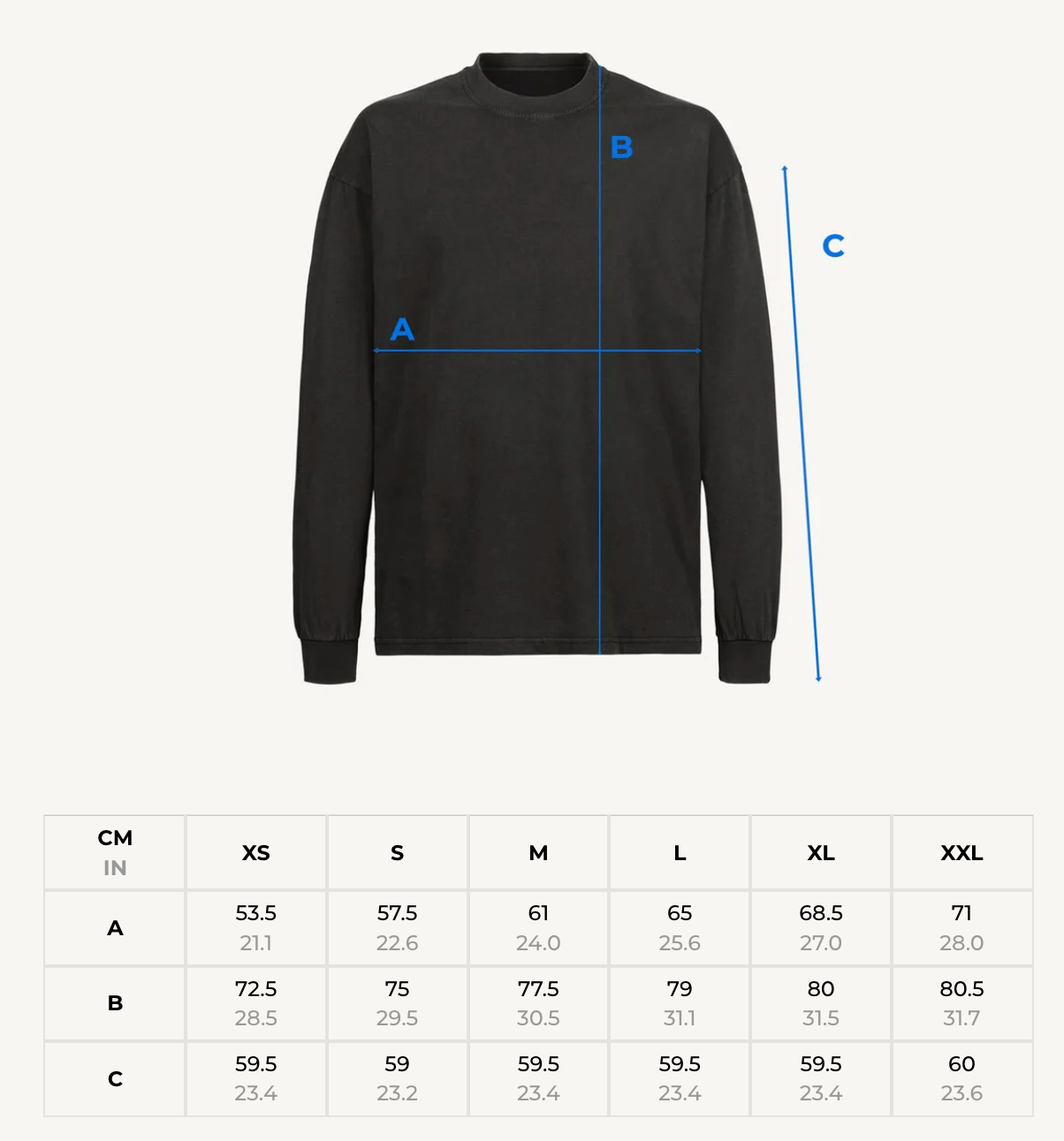 VINTAGE BLACK OVERSIZED LONGSLEEVE