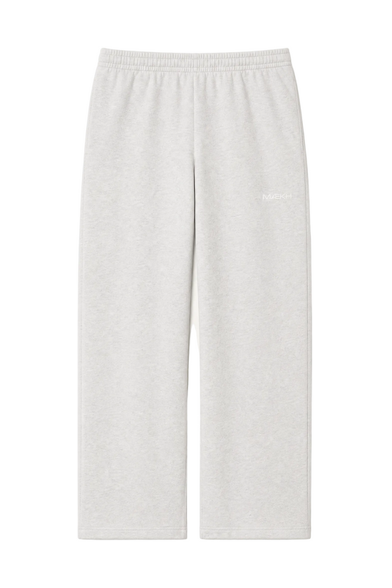 LIGHT GREY STRAIGHT RELAXED SWEATPANTS