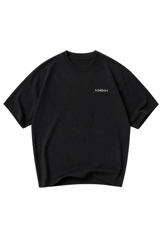 CZARNY LONGSLEEVE OVERSIZE