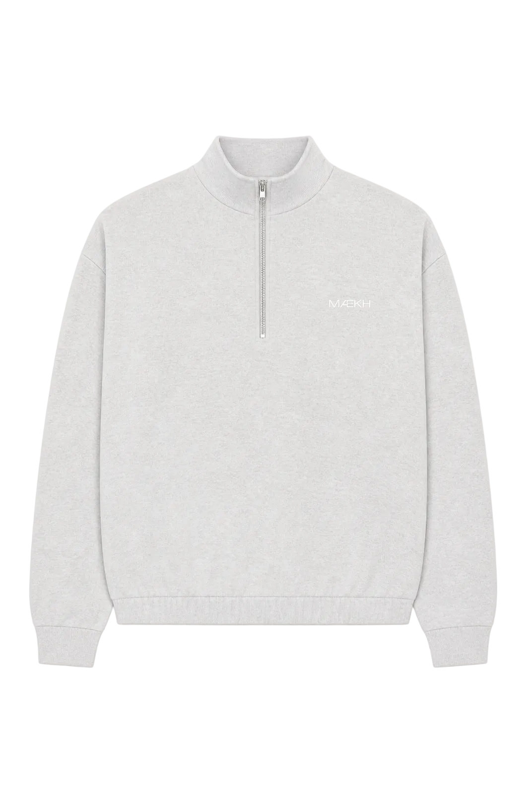 LIGHT GREY OVERSIZED BOXY SWEATER