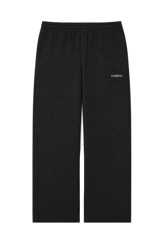 VINTAGE BLACK STRAIGHT RELAXED SWEATPANTS