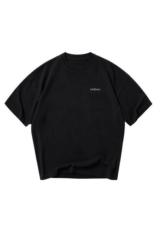 CZARNY LONGSLEEVE OVERSIZE