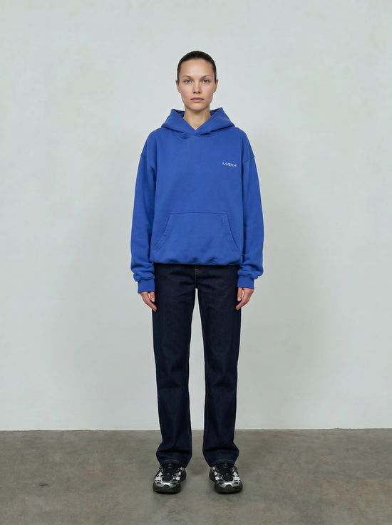 COBALT BLUE OVERSIZED HOODIE