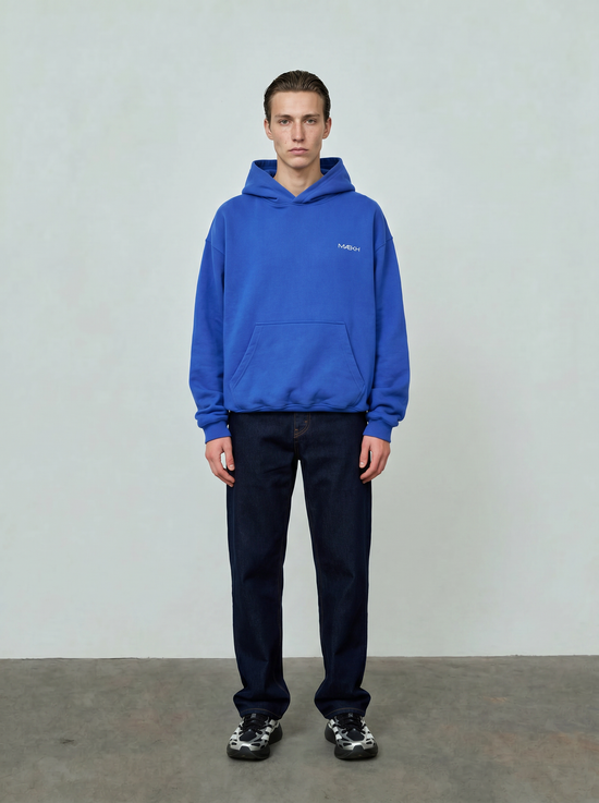 COBALT BLUE OVERSIZED HOODIE
