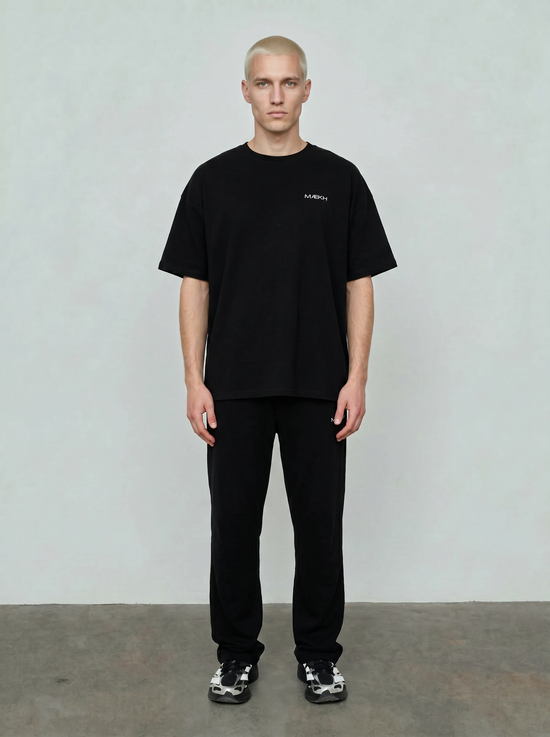 CZARNY LONGSLEEVE OVERSIZE