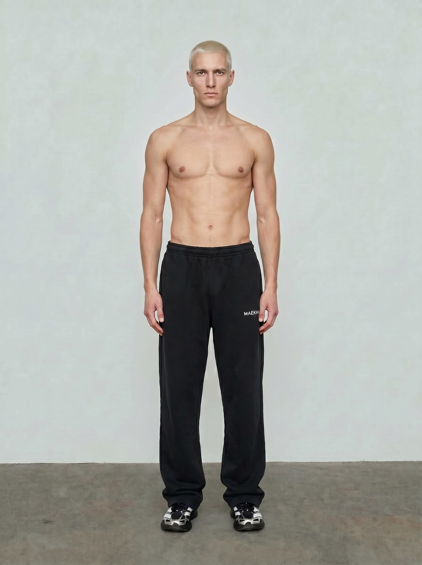 VINTAGE BLACK STRAIGHT RELAXED SWEATPANTS